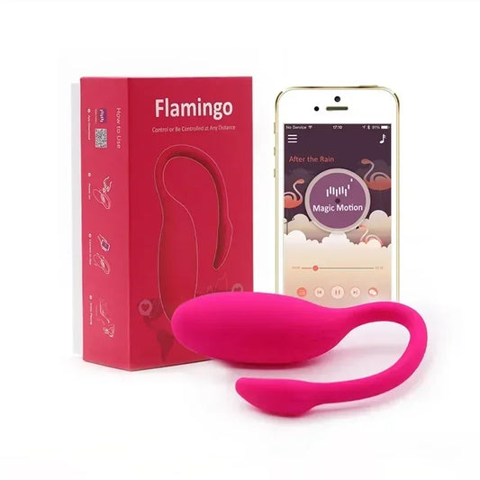 Magic Motion G-spot sex toy clitoris Vibrator APP Flamingo Remote Control smart Wireless Vagina Massage Vibrating Ball for Woman
